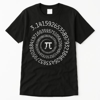 Pi Day Spiral Pi Math Tall T-Shirt