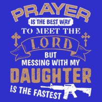 Proud Daddy Saying If You Mess With My Daughter Funny Dad Meaningful Gift Sustainable Beanie