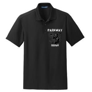 Parkway Drive Skull Dry Zone Grid Polo