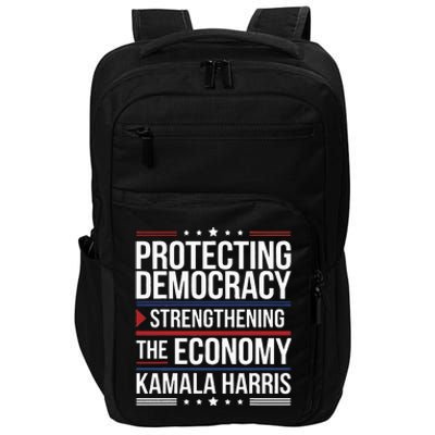 Protecting Democracy Strengthening The Economy Harris Impact Tech Backpack