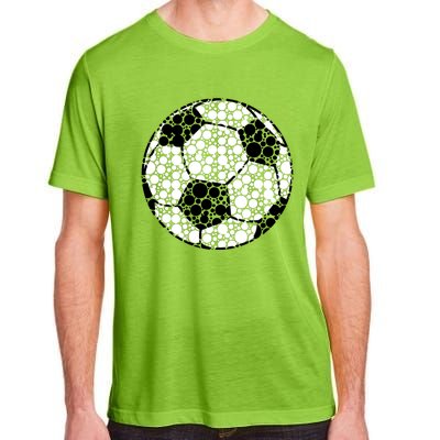 Polka Dots Soccer Ball Adult ChromaSoft Performance T-Shirt