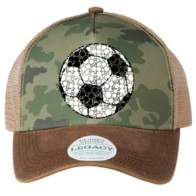 Polka Dots Soccer Ball Legacy Tie Dye Trucker Hat
