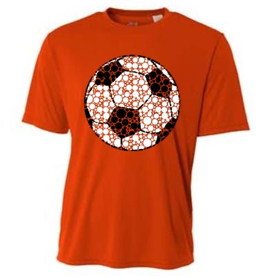 Polka Dots Soccer Ball Cooling Performance Crew T-Shirt