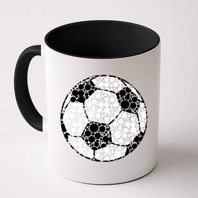 Polka Dots Soccer Ball Mug