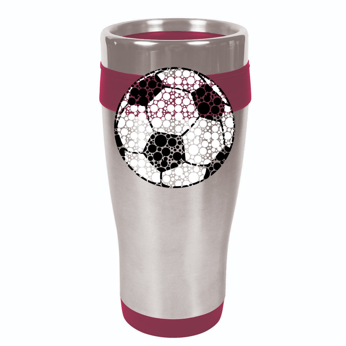 Polka Dots Soccer Ball Cooling Performance Long Sleeve Crew
