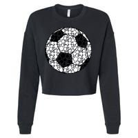 Polka Dots Soccer Ball Cropped Pullover Crew