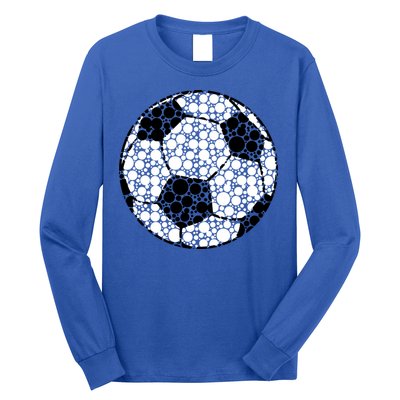 Polka Dots Soccer Ball Long Sleeve Shirt