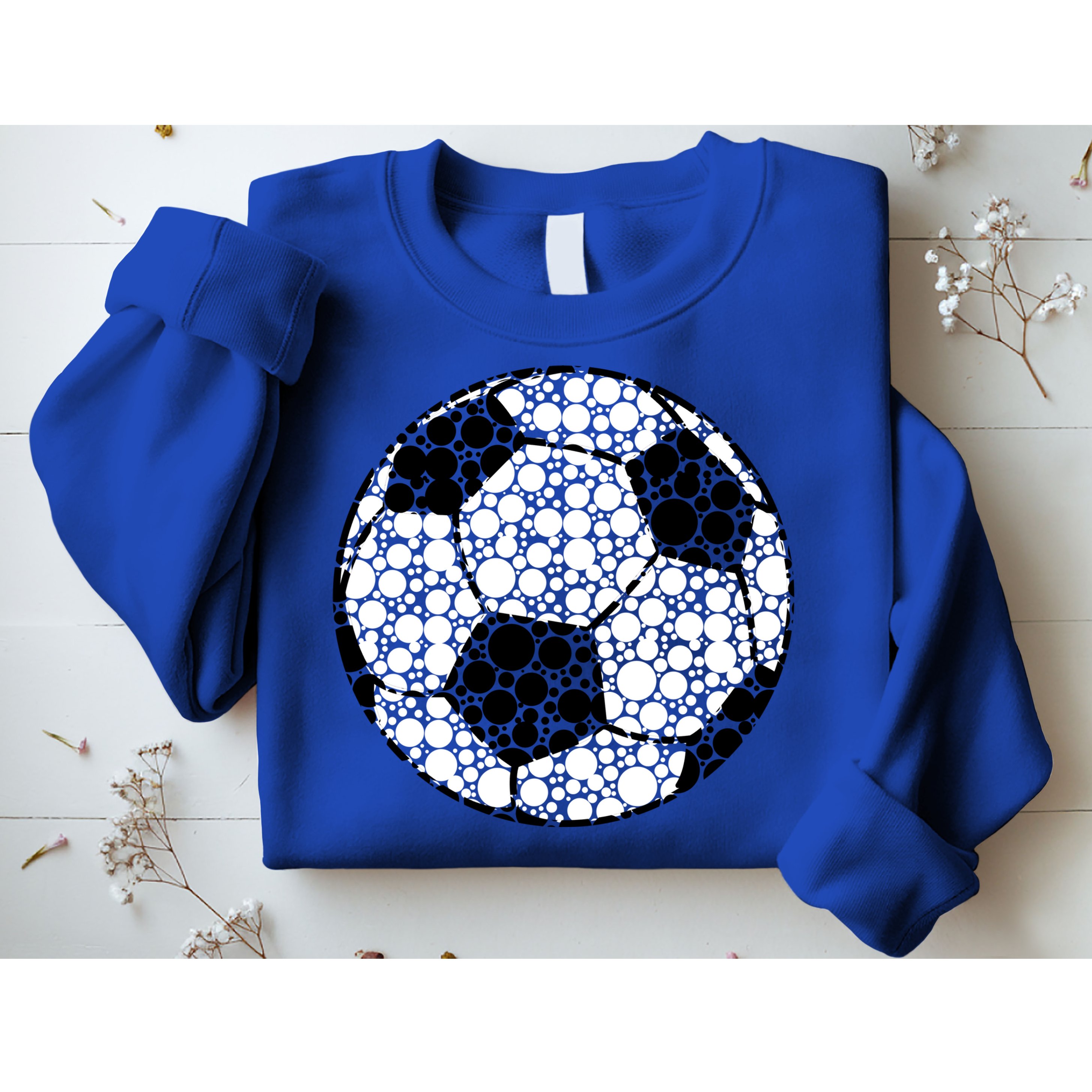Polka Dots Soccer Ball Sweatshirt