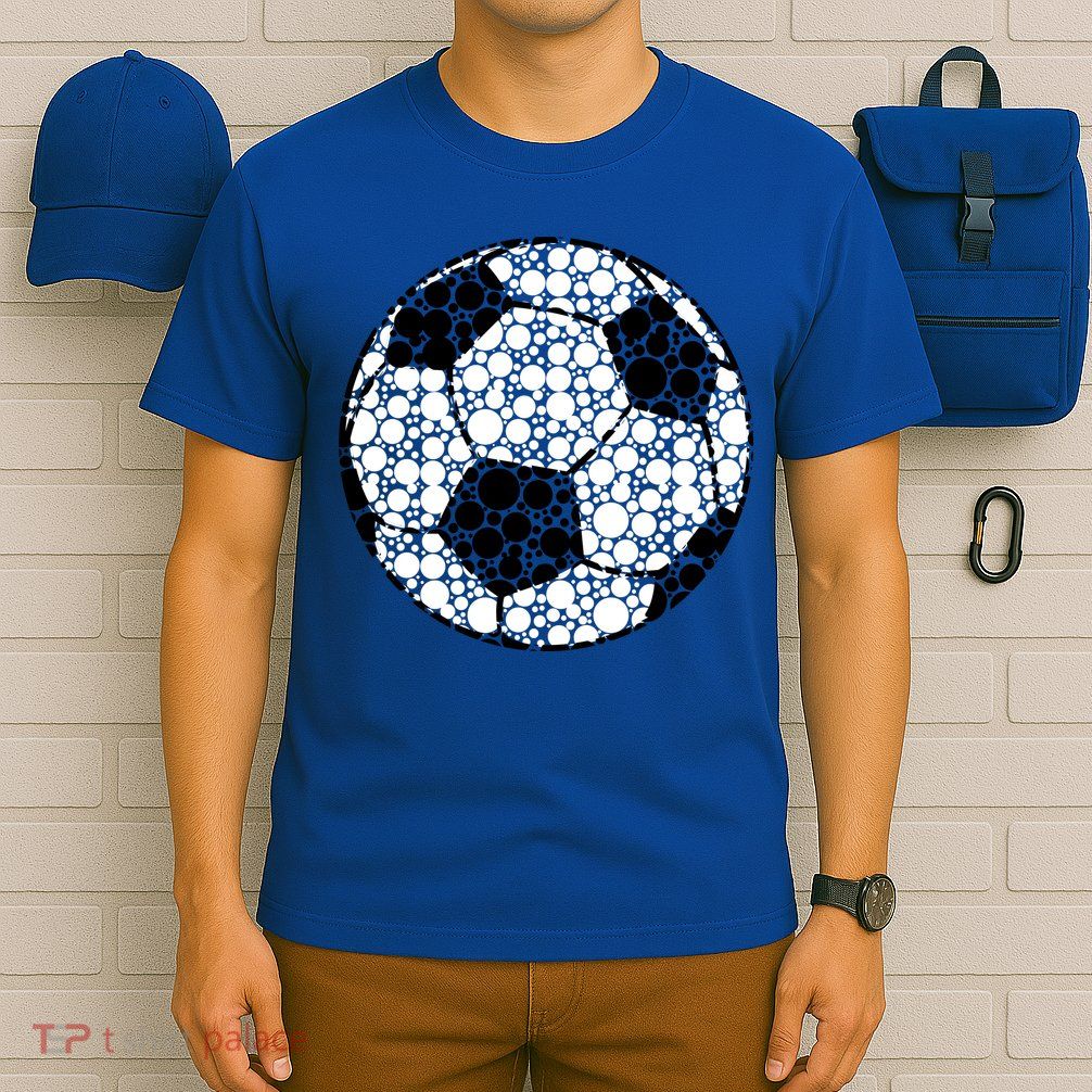 Polka Dots Soccer Ball T-Shirt