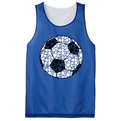 Polka Dots Soccer Ball Mesh Reversible Basketball Jersey Tank