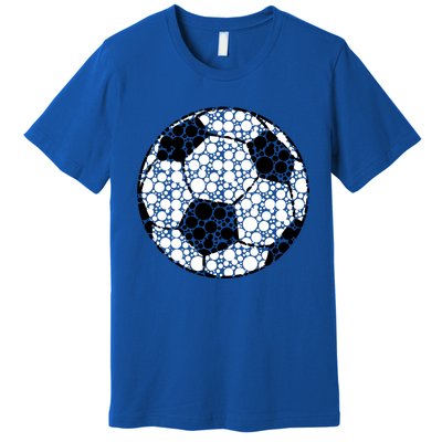 Polka Dots Soccer Ball Premium T-Shirt