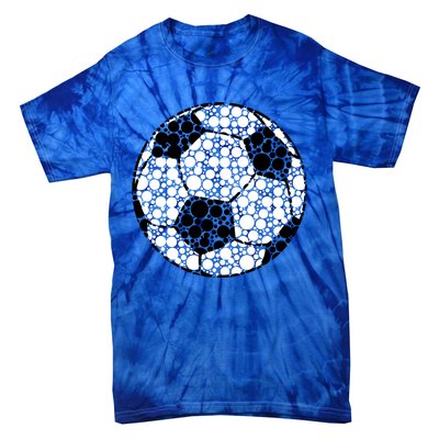 Polka Dots Soccer Ball Tie-Dye T-Shirt