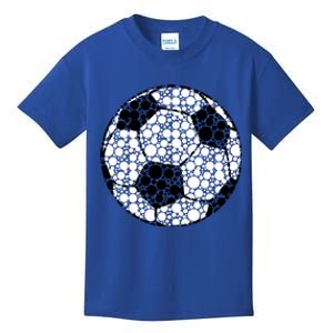 Polka Dots Soccer Ball Kids T-Shirt