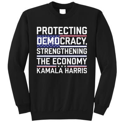 Protecting Democracy Strengthening The Economy Kamala Sweatshirt