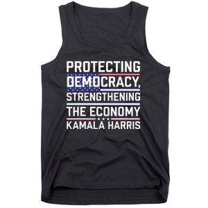 Protecting Democracy Strengthening The Economy Kamala Tank Top