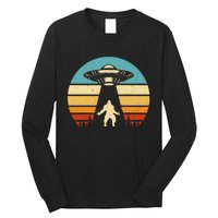 Paranormal Design Sasquatch Ufo Long Sleeve Shirt