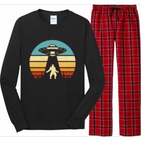 Paranormal Design Sasquatch Ufo Long Sleeve Pajama Set