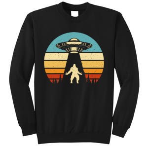 Paranormal Design Sasquatch Ufo Tall Sweatshirt