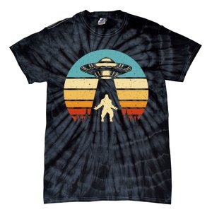 Paranormal Design Sasquatch Ufo Tie-Dye T-Shirt