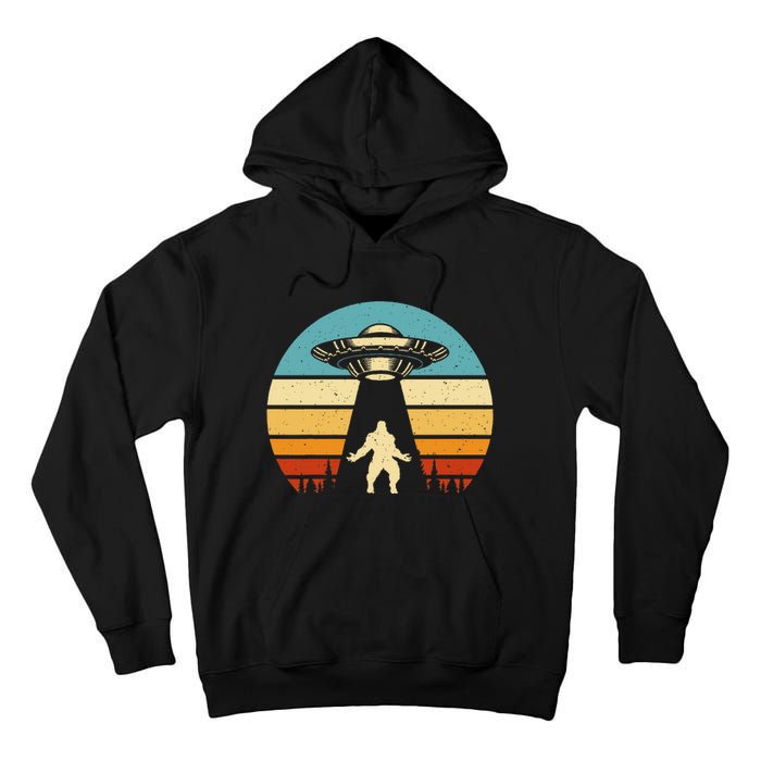 Paranormal Design Sasquatch Ufo Tall Hoodie