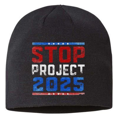 Pro Democracy Stop Project 2025 Election 2024 Sustainable Beanie