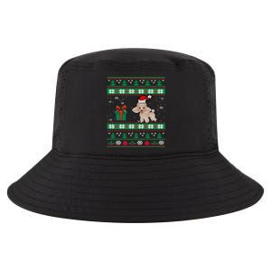 Poodle Dog Santa Hat Funny Dogs Lovers Christmas Xmas Gift Cool Comfort Performance Bucket Hat