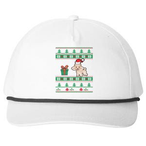 Poodle Dog Santa Hat Funny Dogs Lovers Christmas Xmas Gift Snapback Five-Panel Rope Hat