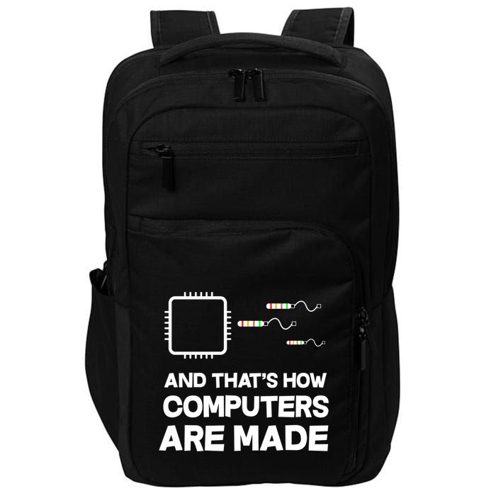 Programmer Developer Software Funny Computer Engineering Gift Impact Tech Backpack