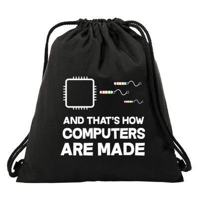 Programmer Developer Software Funny Computer Engineering Gift Drawstring Bag