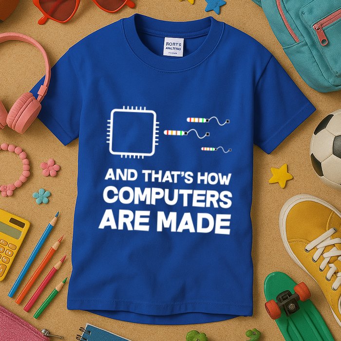 Programmer Developer Software Funny Computer Engineering Gift Kids T-Shirt