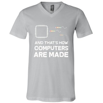 Programmer Developer Software Funny Computer Engineering V-Neck T-Shirt