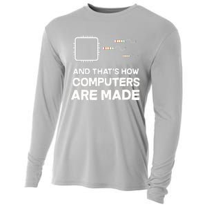 Programmer Developer Software Funny Computer Engineering Cooling Performance Long Sleeve Crew