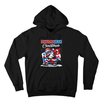 Panama Dabbing Santa Christmas Panama Flag Tall Hoodie