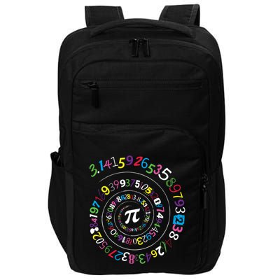 Pi Day Spiral Pi Color Numbers Teacher Student Impact Tech Backpack