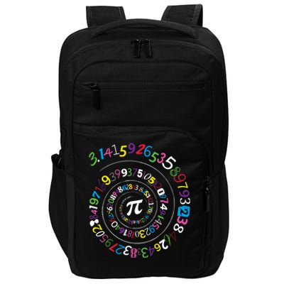 Pi Day Spiral Pi Color Numbers Teacher Student Impact Tech Backpack