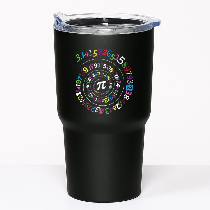 Pi Day Spiral Pi Color Numbers Teacher Student Tumbler