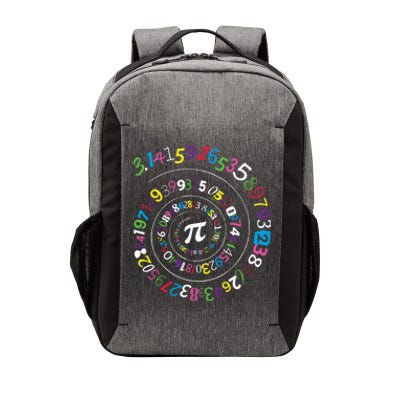 Pi Day Spiral Pi Color Numbers Teacher Student Vector Backpack