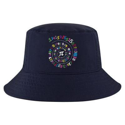 Pi Day Spiral Pi Color Numbers Teacher Student Cool Comfort Performance Bucket Hat