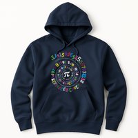 Pi Day Spiral Pi Color Numbers Teacher Student Hoodie