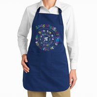 Pi Day Spiral Pi Color Numbers Teacher Student Apron