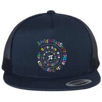 Pi Day Spiral Pi Color Numbers Teacher Student Flatbill Hat