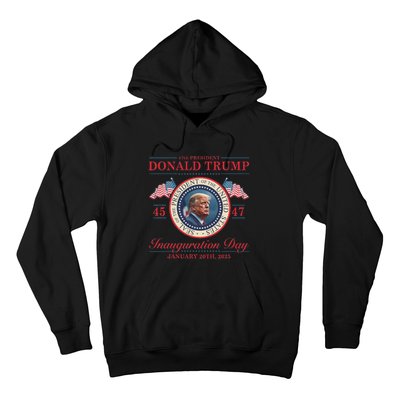 President Donald Trump Inauguration Day 2025 Memorabilia Hoodie