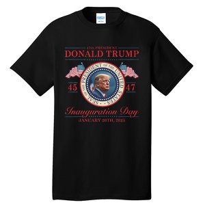 President Donald Trump Inauguration Day 2025 Memorabilia Tall T-Shirt