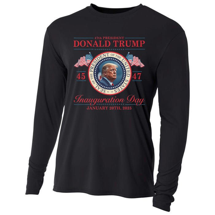 President Donald Trump Inauguration Day 2025 Memorabilia Cooling Performance Long Sleeve Crew