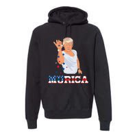 President Donald Trump Murica Bae Patriotic America Premium Hoodie