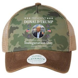 President Donald Trump Inauguration Day 2025 Memorabilia Legacy Tie Dye Trucker Hat