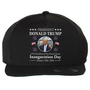 President Donald Trump Inauguration Day 2025 Memorabilia Wool Snapback Cap