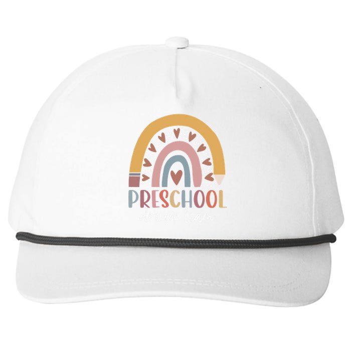 Preschool Dream Team Back To School Teacher  Gifts Snapback Five-Panel Rope Hat