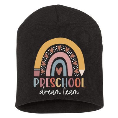 Preschool Dream Team Back To School Teacher  Gifts Short Acrylic Beanie