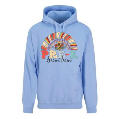 Pre-K Dream Team Rainbow Teacher Student Back To School Unisex Surf Hoodie